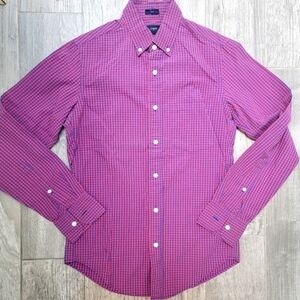 J Crew Checkered Button Down Shirt XS